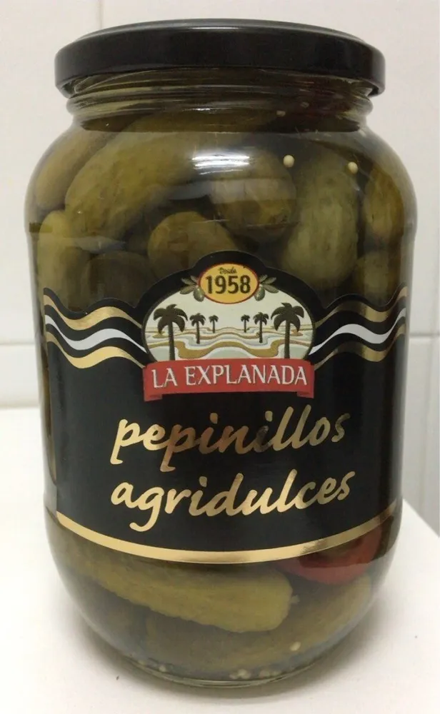 Pepinillos agridulces