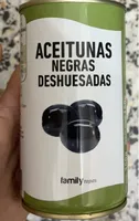 Aceitunas negras deshuesadas