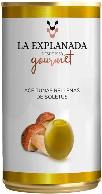 Aceitunas rellenas de boletus