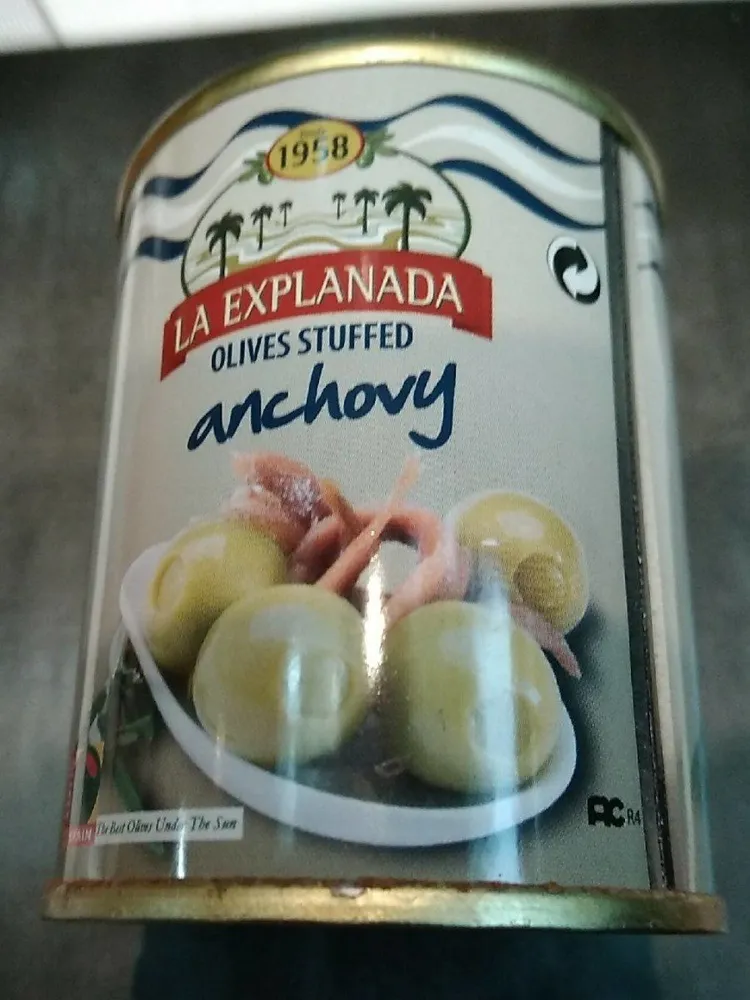 Aceitunas rellenas con anchoas