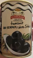 Olives noires dénoyautées