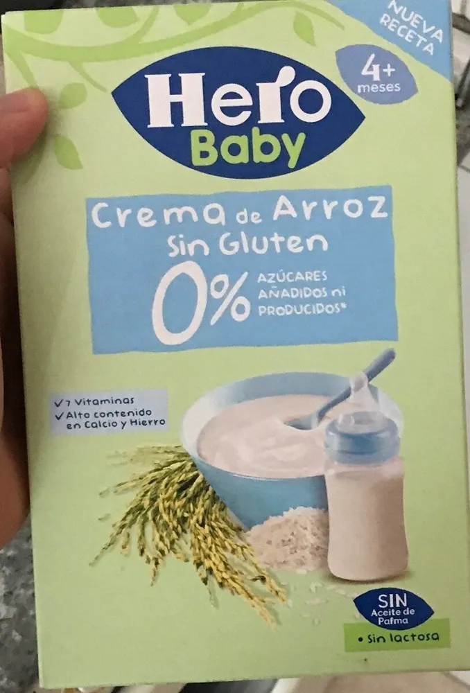 Her babu crema de arroz sin gluten 0%