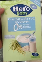 Her babu crema de arroz sin gluten 0%