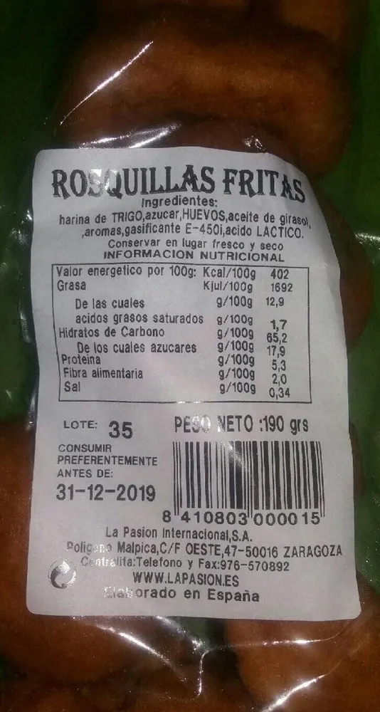 La pasion- rosquillas fritas