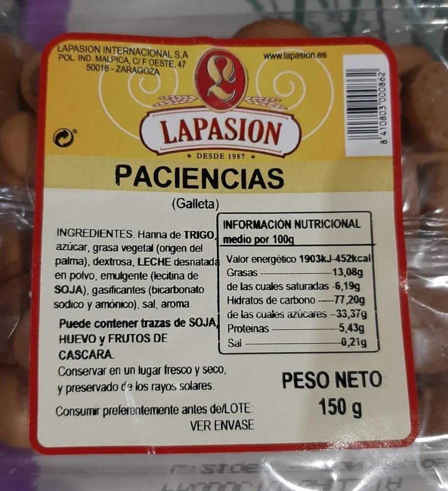 Paciencias LAPASION