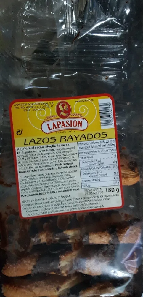 Lazos rayados