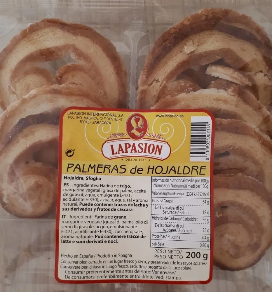 Palmeras de Hojaldre