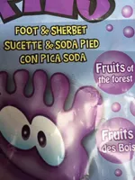 Pies Sucette & soda pied - Fruits des bois