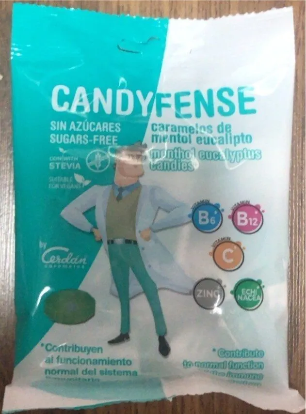 Candyfense caramelos de mentol eucalipto