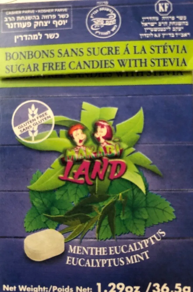 Sugar Free Candies with Stevia, Eucalyptus Mint