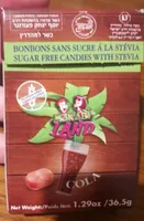 Bonbons sans sucre cola