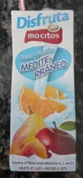 Bebida refrescante mixta de zumo de frutas y leche