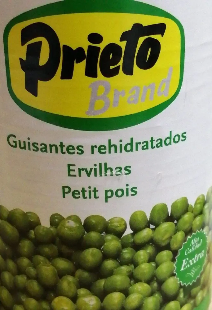 Guisantes rehidratados