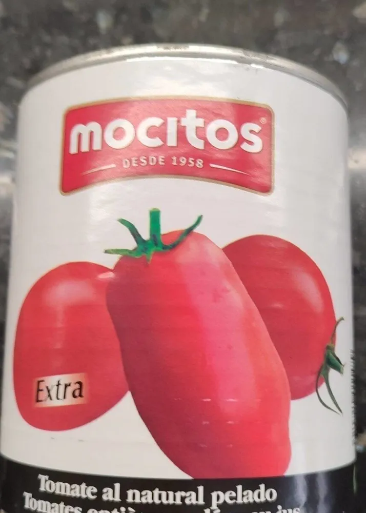 Tomate al natural pelado