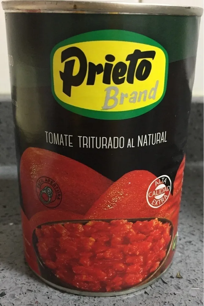 Tomate triturado al natural