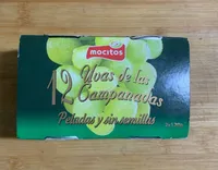 12 Uvas de las Campanadas Peladas y Sin Semillas