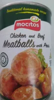Meatballs whith peas