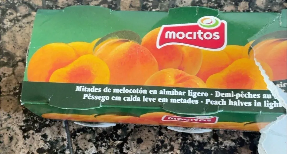 melocoton en almibar