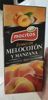 Zumo de melocotón y manzana