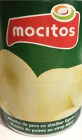 Mitades de pera en almibar ligero