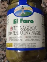Aceituna gordal con pepino en vinagre