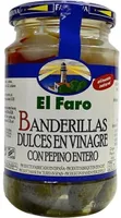 Banderillas dulces vinagre con pepino entero