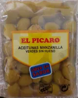Aceitunas manzanilla verdes sin hueso