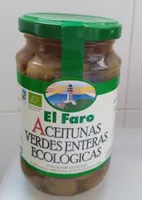 Aceitunas verdes enteras ecológicas