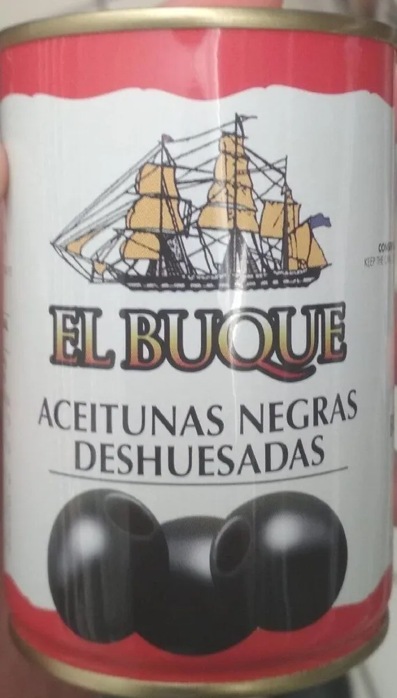 Aceitunas negras deshuesadas