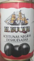 Aceitunas negras deshuesadas