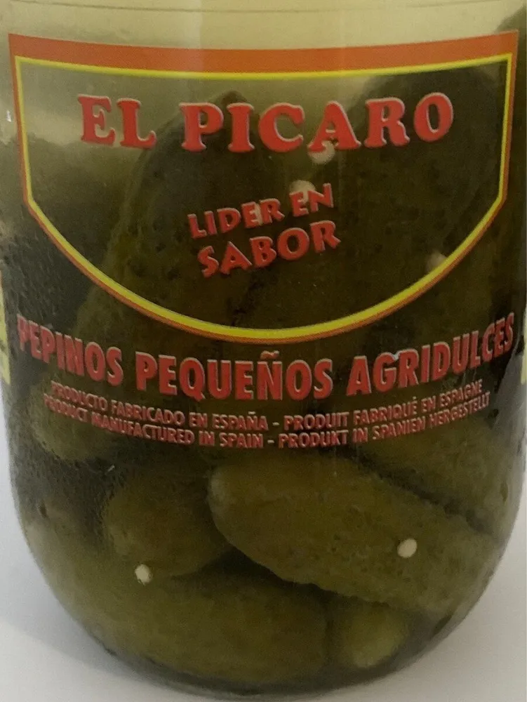 Pepinos pequeños agridulces