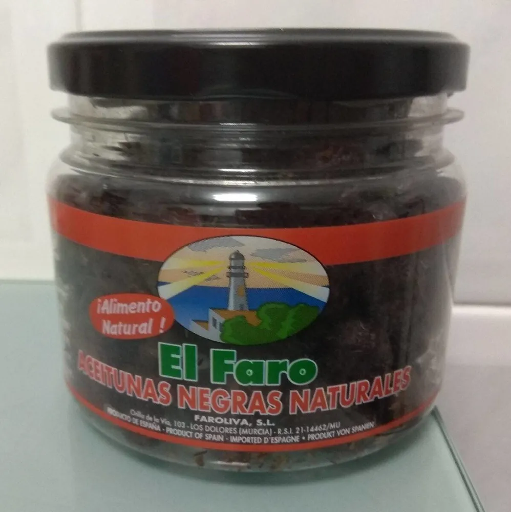 Aceitunas negras naturales
