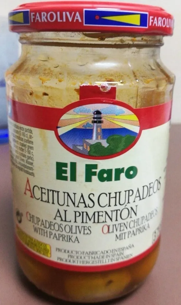 Aceitunas chupadeos al pimentón