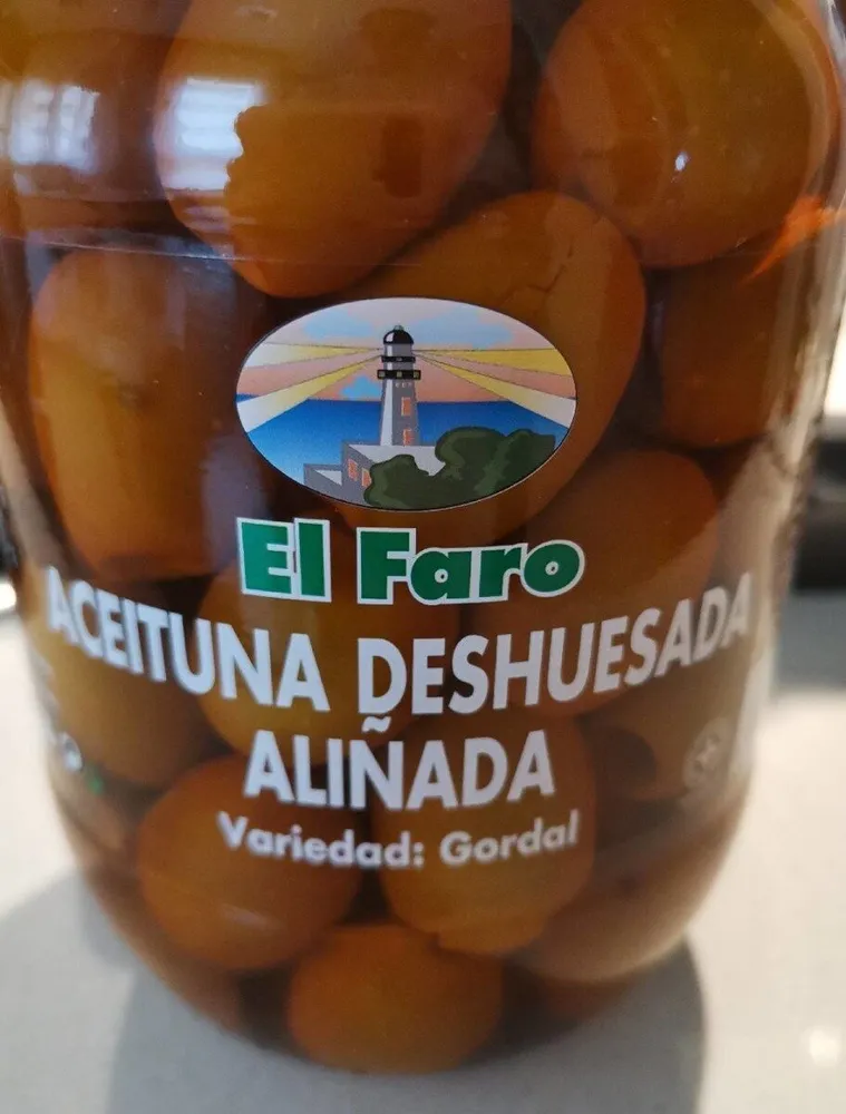 Aceitunas deshuesadas aliñada