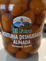 Aceitunas deshuesadas aliñada