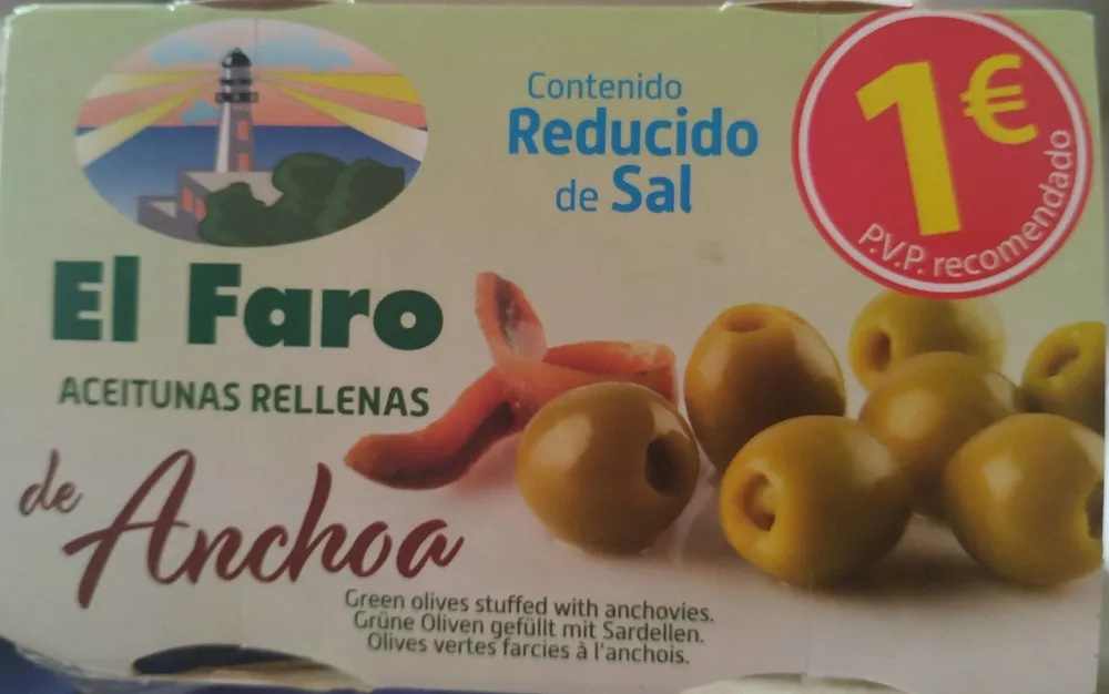 Aceitunas rellenas de anchoa