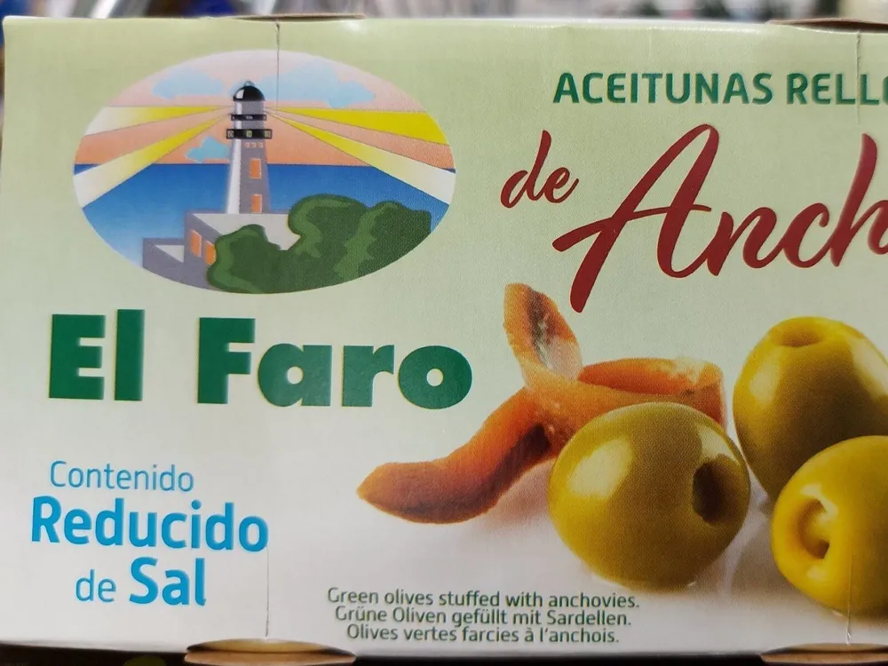 Aceitunas rellenas de anchoas