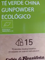 Te verde china gunpowder ecologico