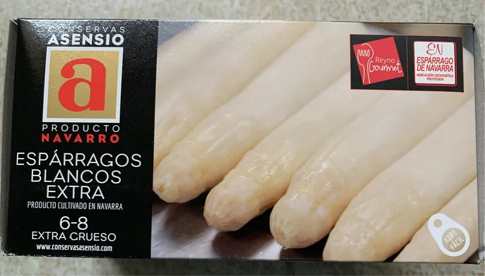 Espárragos blancos extra