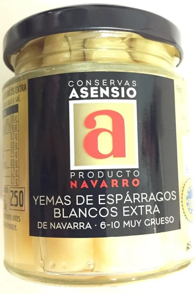 Yemas de esparragos blancos de Navarra