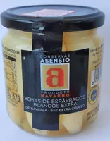 Yemas de espárragos blancos extra