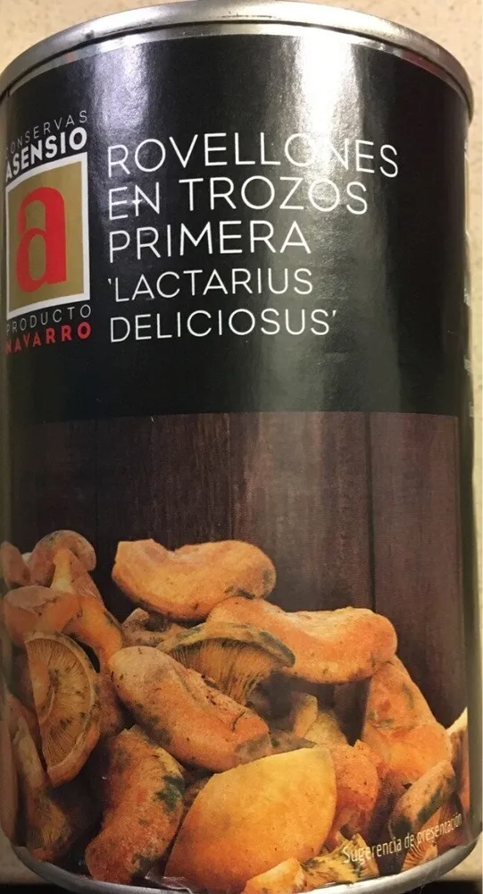 Rovellons en trozos primera
