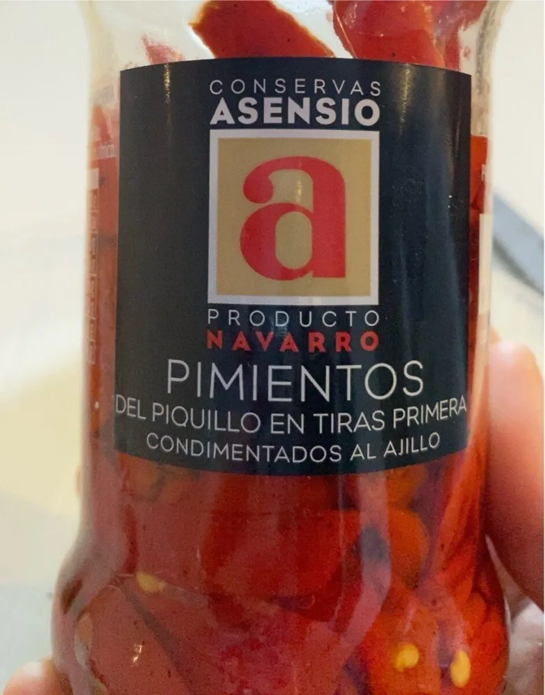 Pimientos del piquillo en tiras