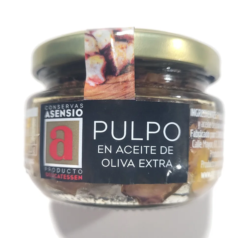Pulpo en aceite de oliva extra
