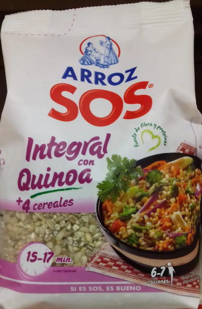 Arroz integral con quinoa + 4 cereales paquete 500 g