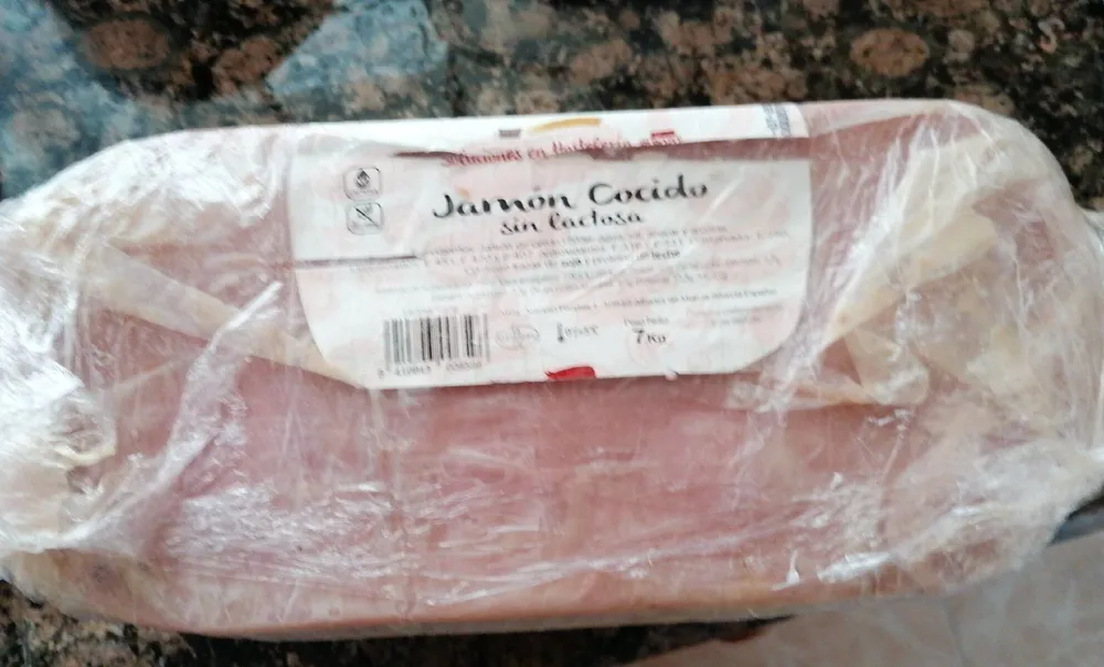 Jamón cocido sin lactosa