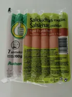 Salchichas cocidas tipo Frankfurt