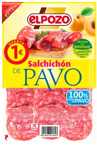 Salchichón de pavo