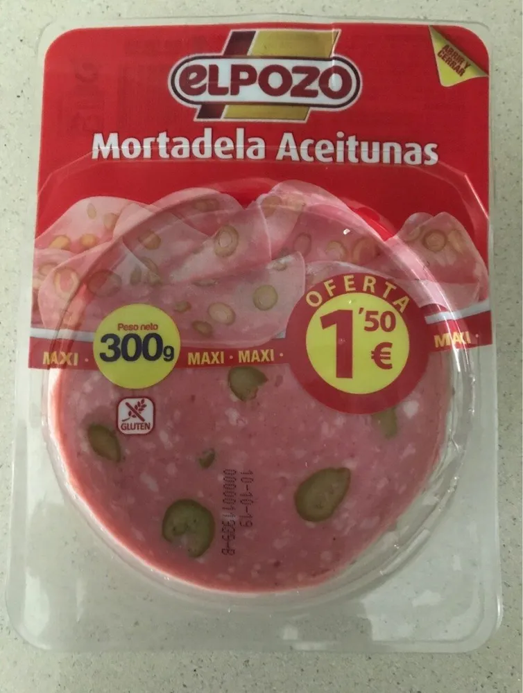 Mortadelle con aceitunas