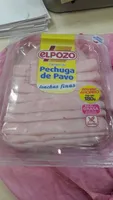 Pechuga de pavo. Lonchas finas.